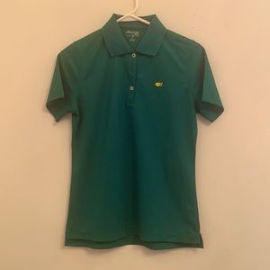 Women’s Masters Tech Green polo golf shirt